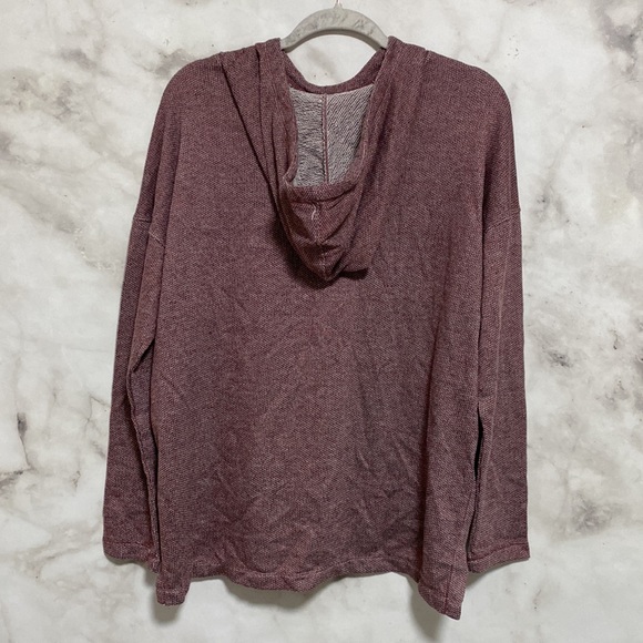 Max Studio Casual Drop Shoulder Hoodie - Picture 5 of 7